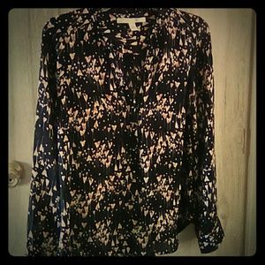 Classy sheer long sleeve.